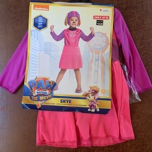2t paw patrol skye girl costume